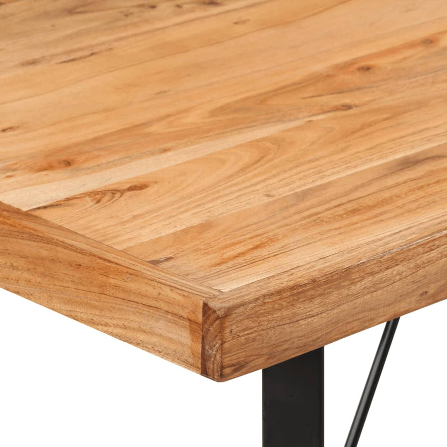 Bartafel Massief Acaciahout En Ijzer 110 x 55 x 107 cm