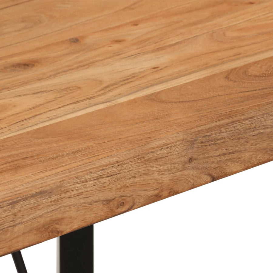Bartafel Massief Acaciahout En Ijzer 110 x 55 x 107 cm