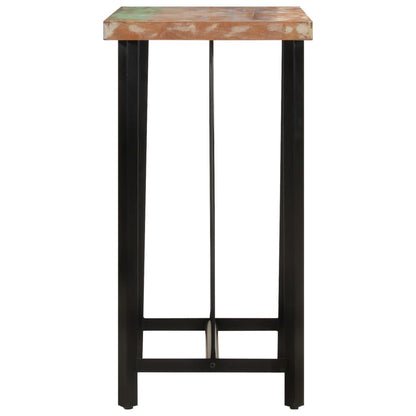 Bartafel Massief Gerecycled Hout En Ijzer 55 x 55 x 107 cm
