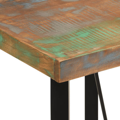 Bartafel Massief Gerecycled Hout En Ijzer 55 x 55 x 107 cm