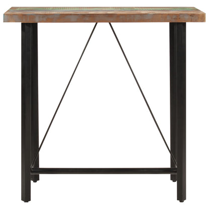 Bartafel Massief Gerecycled Hout En Ijzer 110 x 55 x 107 cm