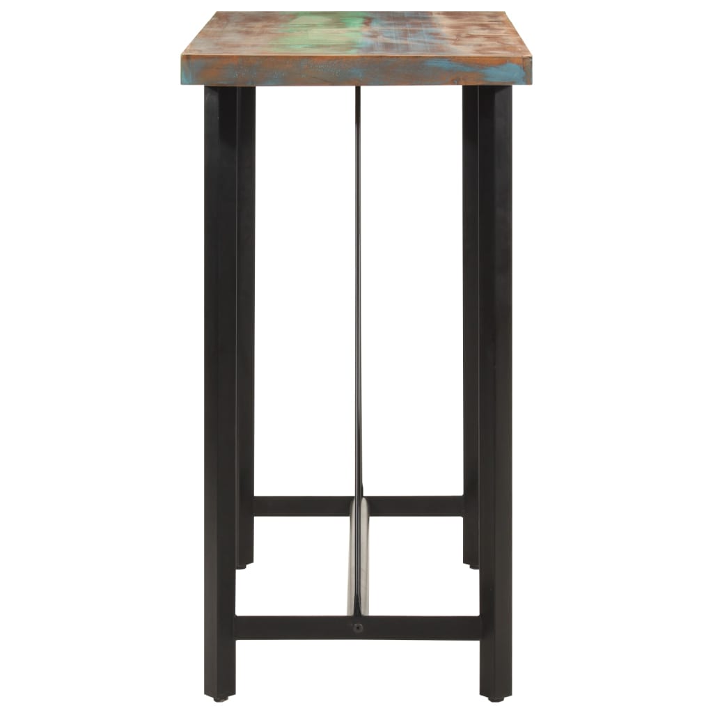 Bartafel Massief Gerecycled Hout En Ijzer 110 x 55 x 107 cm
