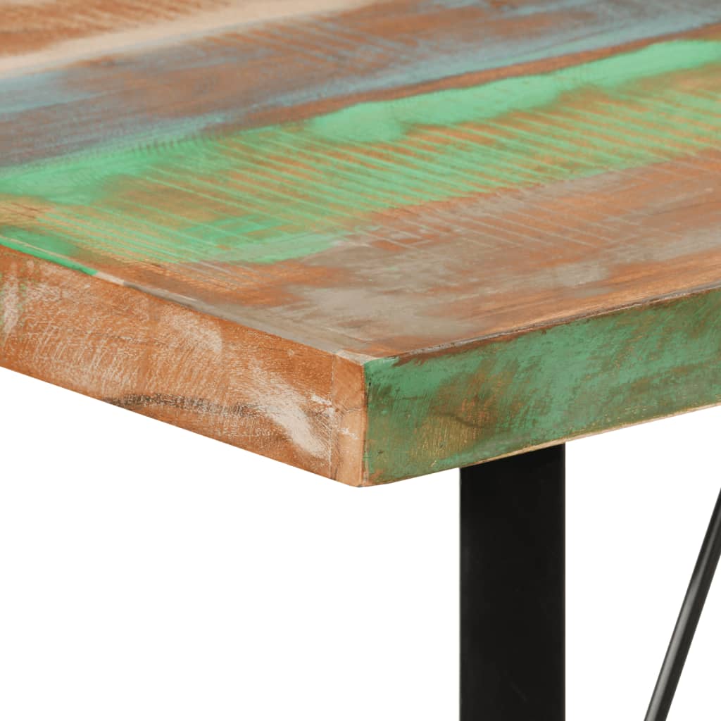 Bartafel Massief Gerecycled Hout En Ijzer 110 x 55 x 107 cm