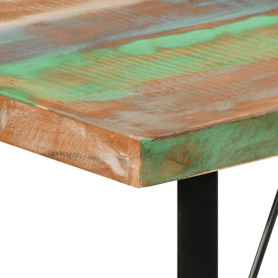 Bartafel Massief Gerecycled Hout En Ijzer 110 x 55 x 107 cm