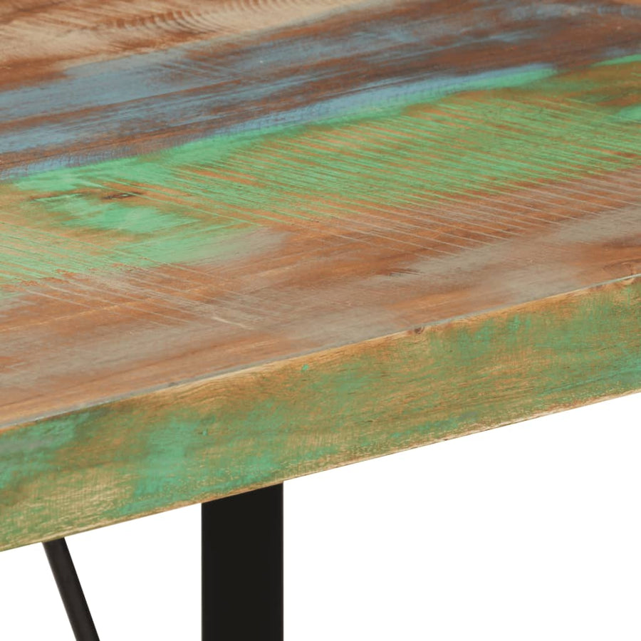 Bartafel Massief Gerecycled Hout En Ijzer 110 x 55 x 107 cm
