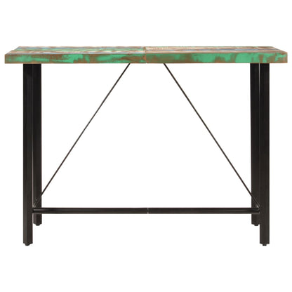 Bartafel Massief Gerecycled Hout En Ijzer 150 x 70 x 107 cm