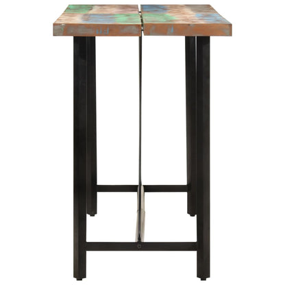 Bartafel Massief Gerecycled Hout En Ijzer 150 x 70 x 107 cm