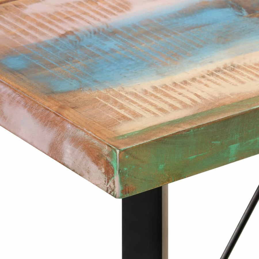 Bartafel Massief Gerecycled Hout En Ijzer 150 x 70 x 107 cm