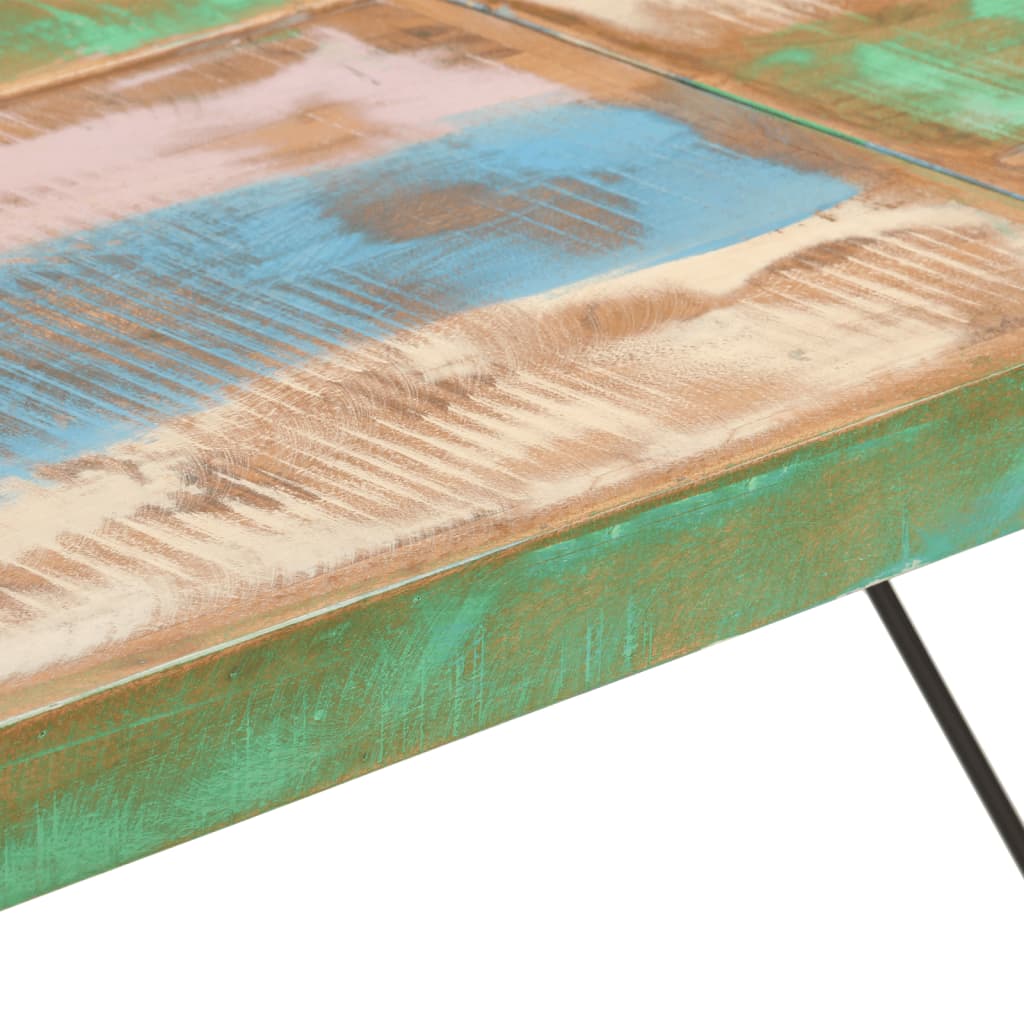 Bartafel Massief Gerecycled Hout En Ijzer 150 x 70 x 107 cm
