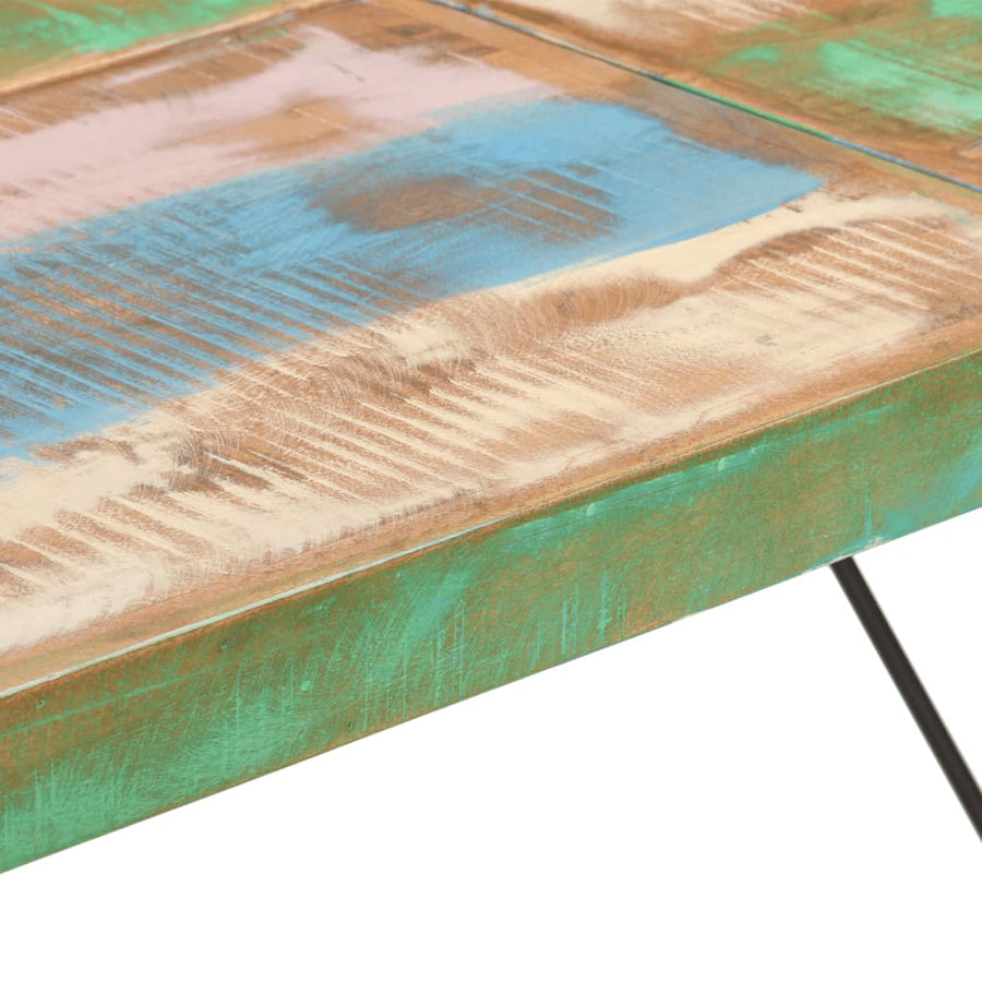 Bartafel Massief Gerecycled Hout En Ijzer 150 x 70 x 107 cm