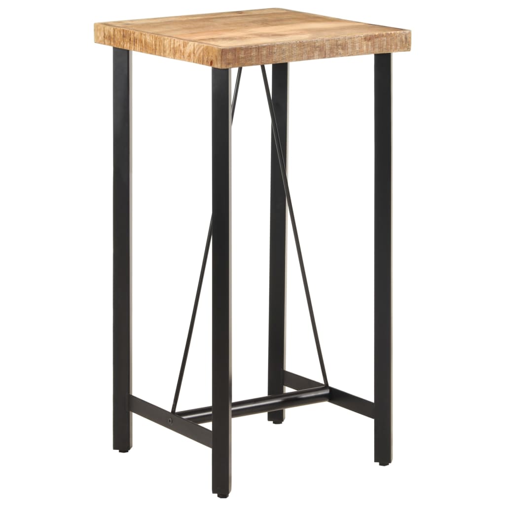 Bartafel 55X55X107 Cm Massief Mangohout En Ijzer 55 x 55 x 107 cm