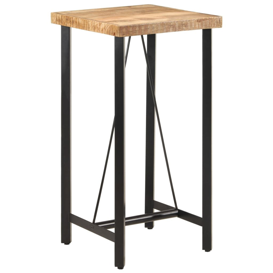 Bartafel 55X55X107 Cm Massief Mangohout En Ijzer 55 x 55 x 107 cm