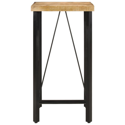 Bartafel 55X55X107 Cm Massief Mangohout En Ijzer 55 x 55 x 107 cm