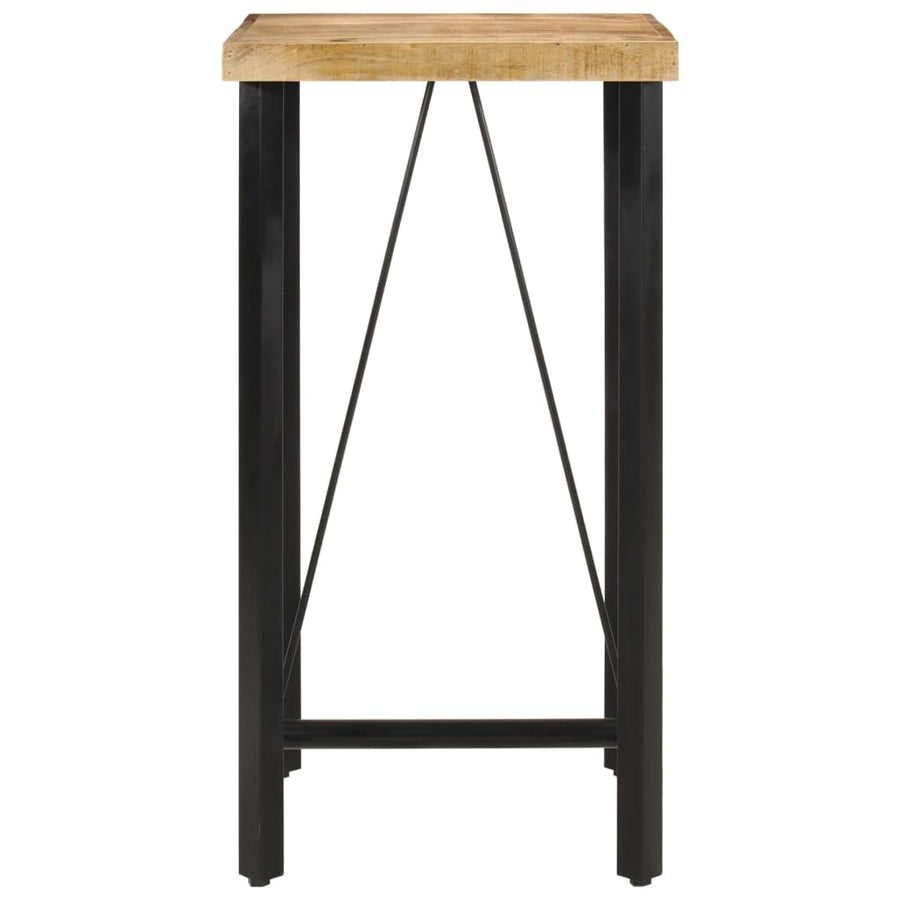 Bartafel 55X55X107 Cm Massief Mangohout En Ijzer 55 x 55 x 107 cm