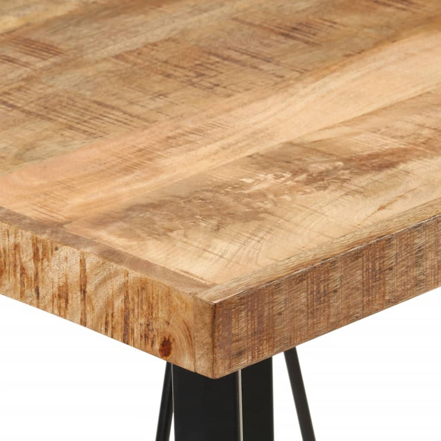 Bartafel 55X55X107 Cm Massief Mangohout En Ijzer 55 x 55 x 107 cm