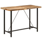 Bartafel 150x70x107 cm massief mangohout ijzer