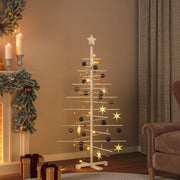 Houten kerstboom 150 cm massief grenenhout bamboe