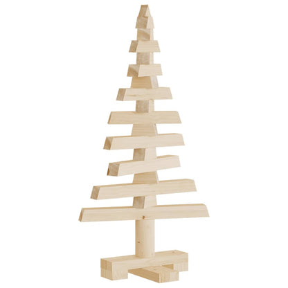 Kerstdecoratie Kerstboom 60 Cm Massief Grenenhout