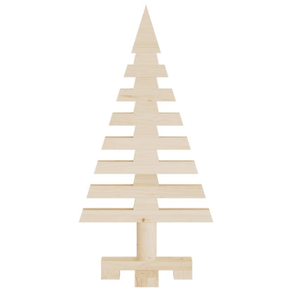Kerstdecoratie Kerstboom 60 Cm Massief Grenenhout
