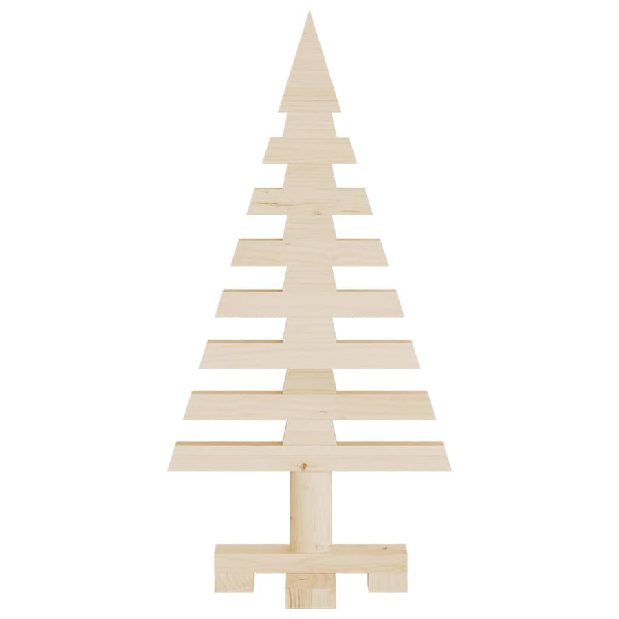 Kerstdecoratie Kerstboom 60 Cm Massief Grenenhout