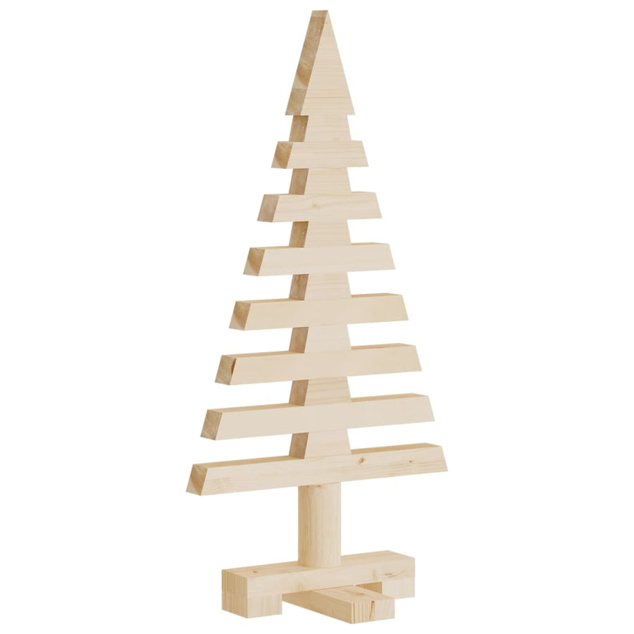 Kerstdecoratie Kerstboom 60 Cm Massief Grenenhout