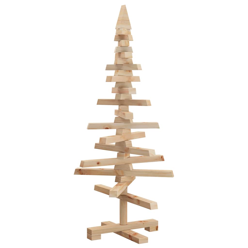 Kerstdecoratie Kerstboom Massief Grenenhout 90 cm