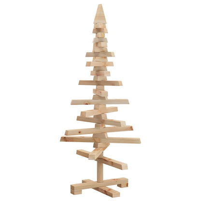 Kerstdecoratie Kerstboom Massief Grenenhout 90 cm