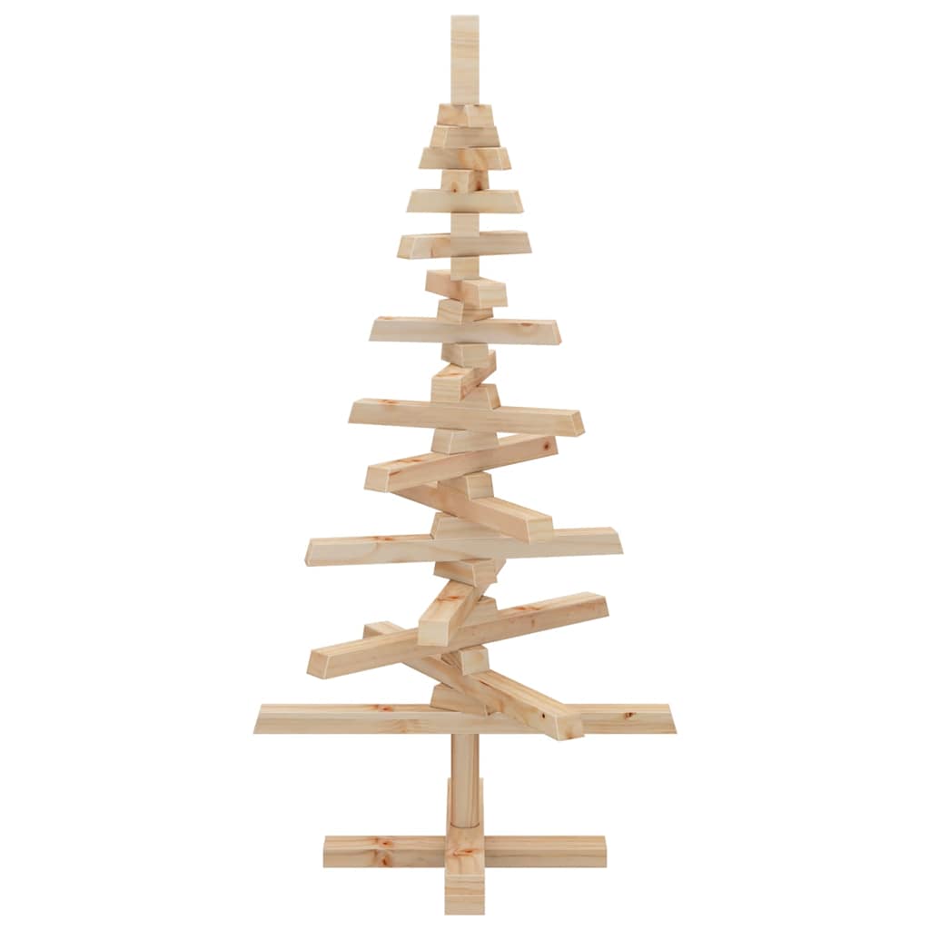 Kerstdecoratie Kerstboom Massief Grenenhout 90 cm