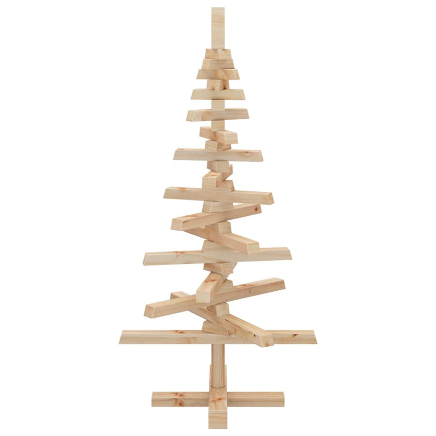 Kerstdecoratie Kerstboom Massief Grenenhout 90 cm