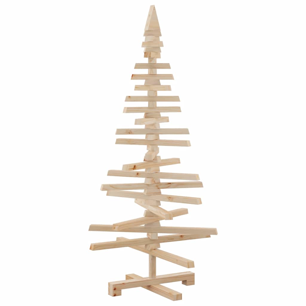 Houten kerstboom Massief grenenhout Natuurlijk met Onbehandeld