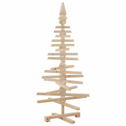 Houten kerstboom Massief grenenhout Natuurlijk met Onbehandeld