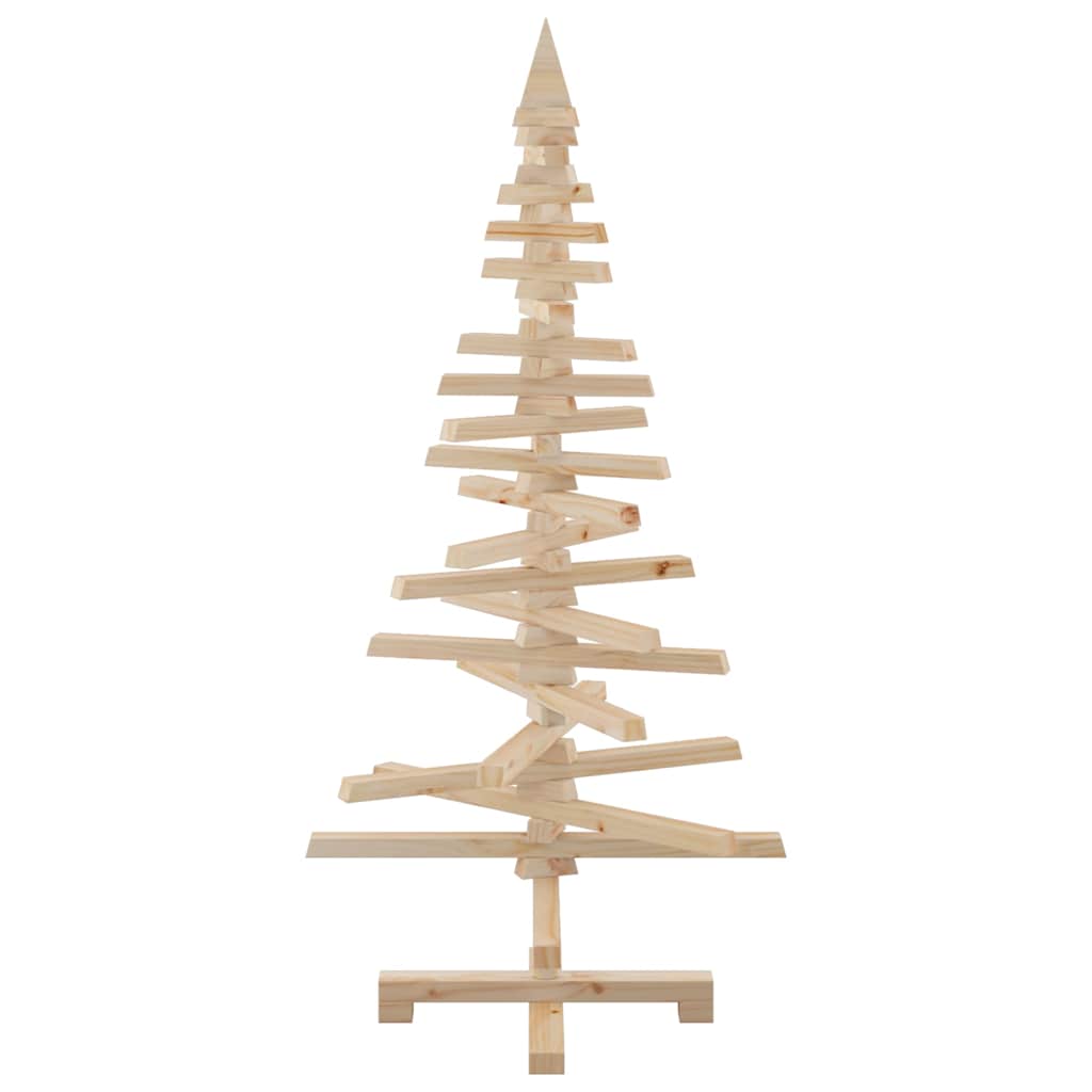 Houten kerstboom Massief grenenhout Natuurlijk met Onbehandeld