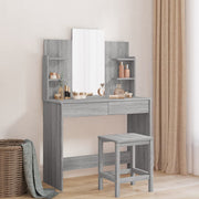 Kaptafel 96x39x142 cm grijs sonoma eiken