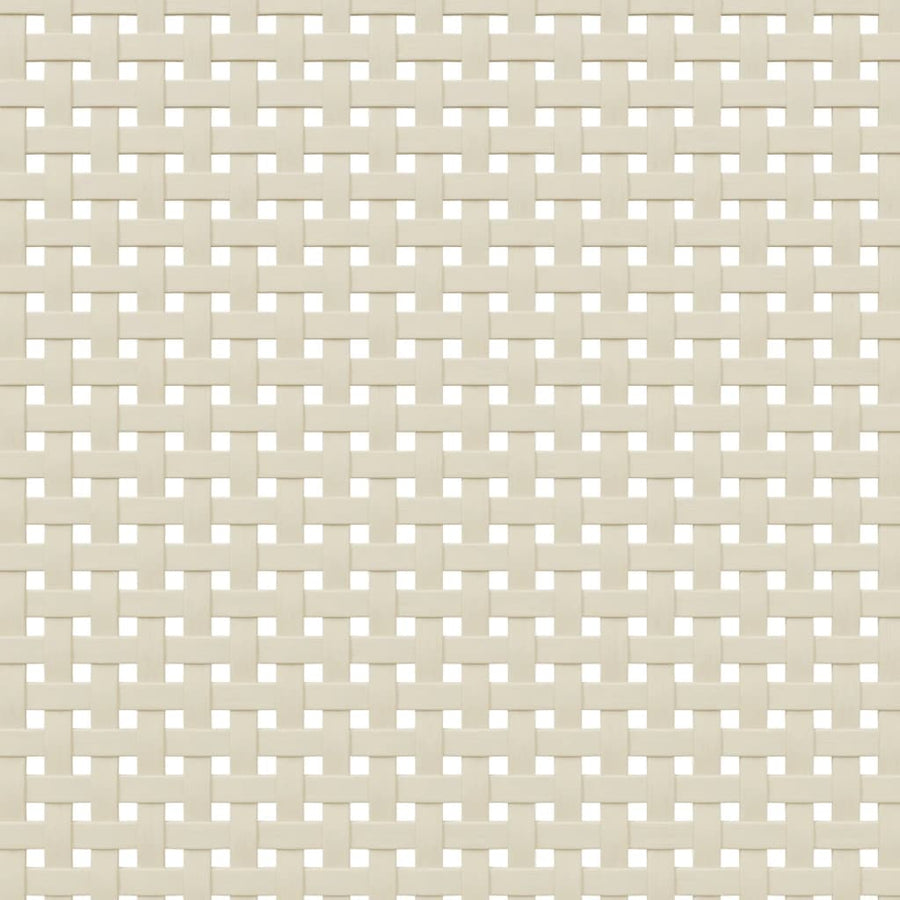 Dressoir Senja Rattan-Look 2X40X80 Cm Massief Grenenhout Wit