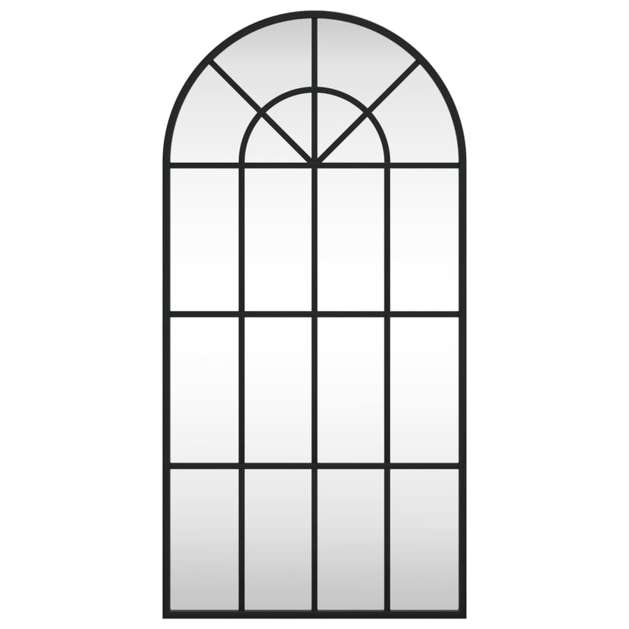 Wandspiegel Boog 40X80 Cm Ijzer Zwart