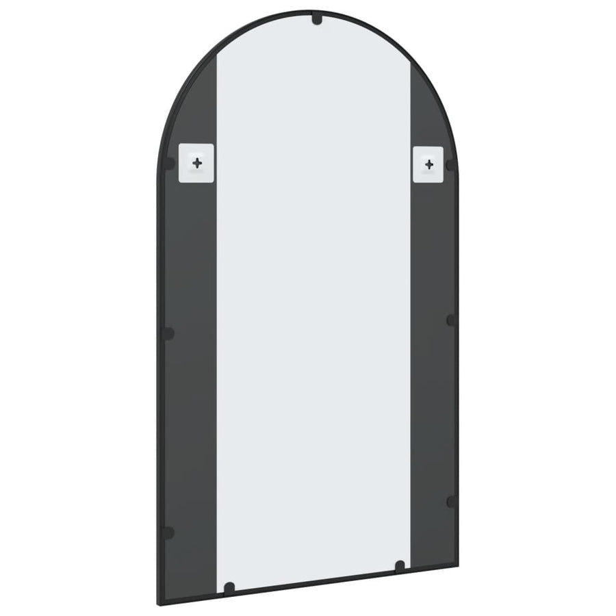 Wandspiegel Boog Ijzer Zwart 60 x 100 cm