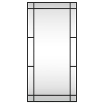 Wandspiegel Rechthoekig 40X80 Cm Ijzer Zwart