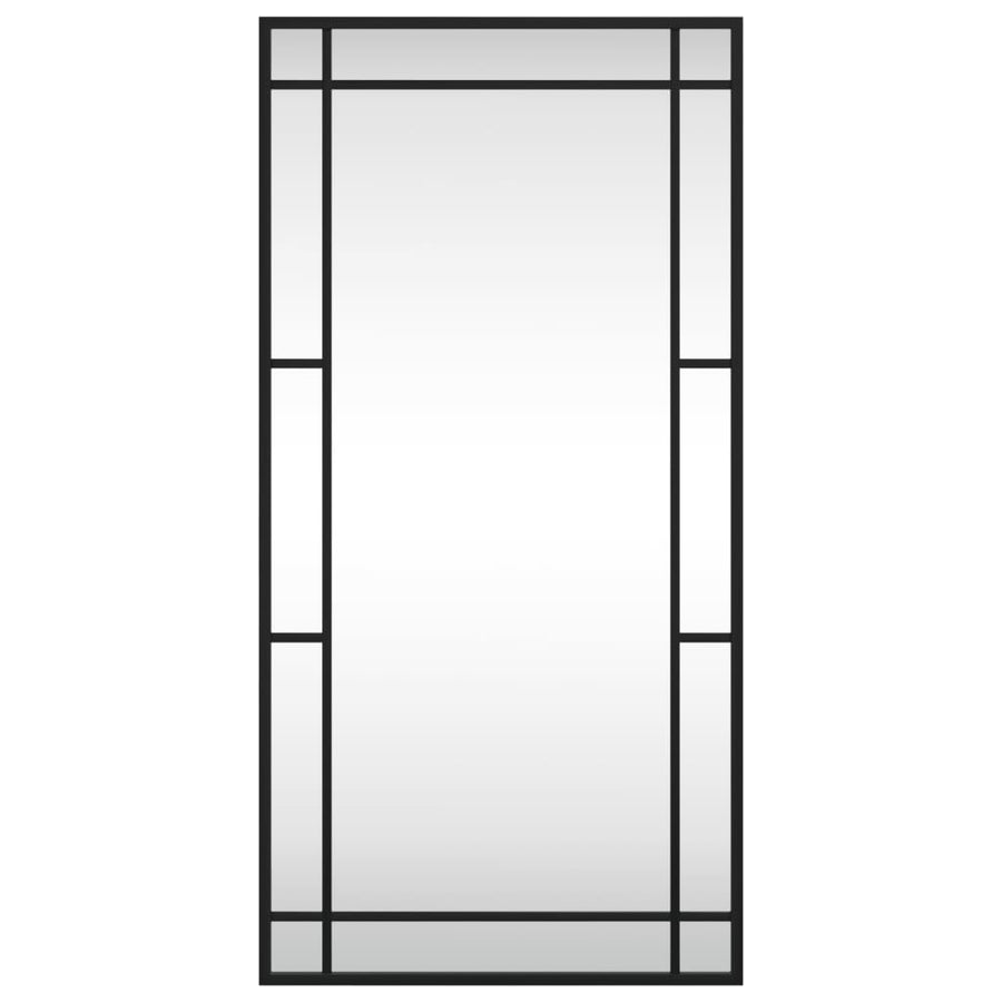 Wandspiegel Rechthoekig 40X80 Cm Ijzer Zwart