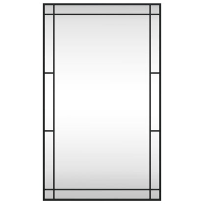 Wandspiegel Rechthoekig 60X100 Cm Ijzer Zwart