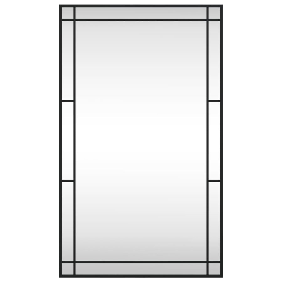 Wandspiegel Rechthoekig 60X100 Cm Ijzer Zwart