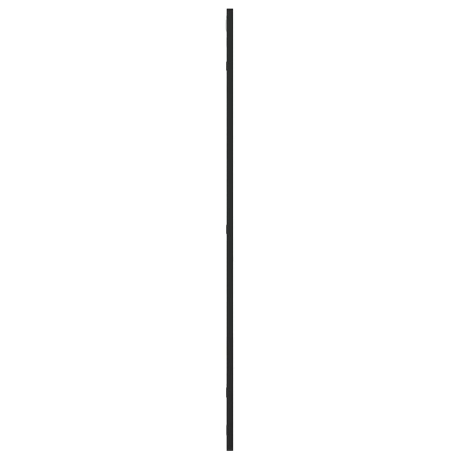Wandspiegel Rechthoekig 60X100 Cm Ijzer Zwart