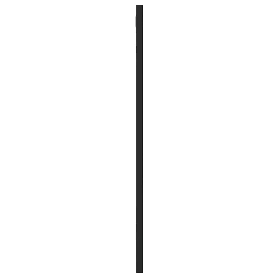 Wandspiegel Rechthoekig Ijzer Zwart 30 x 60 cm