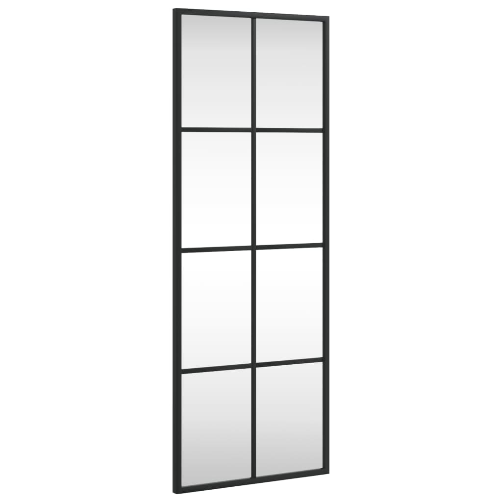 Wandspiegel Rechthoekig Ijzer Zwart 30 x 80 cm