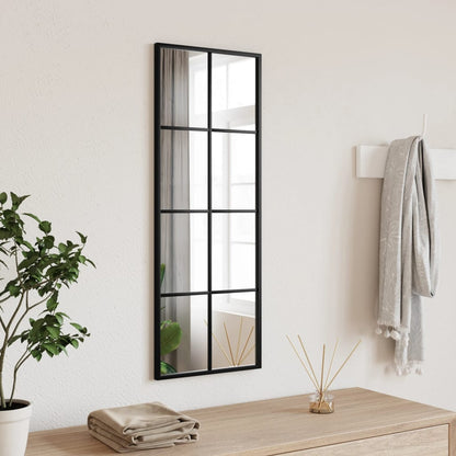 Wandspiegel Rechthoekig Ijzer Zwart 30 x 80 cm
