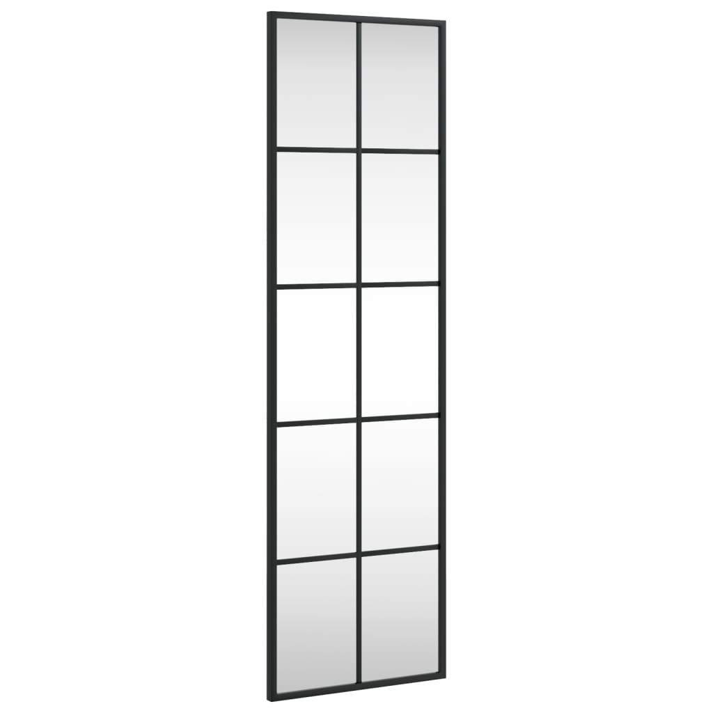 Wandspiegel Rechthoekig Ijzer Zwart 30 x 100 cm