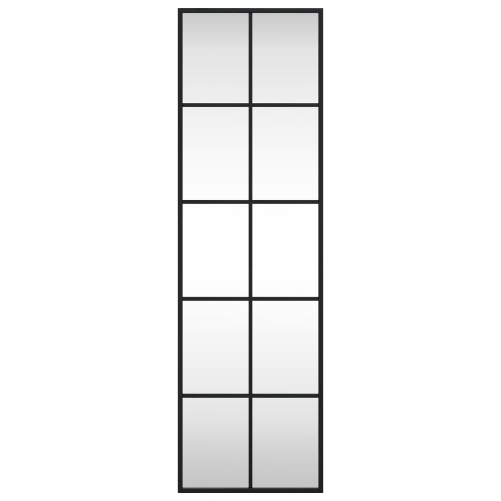 Wandspiegel Rechthoekig Ijzer Zwart 30 x 100 cm