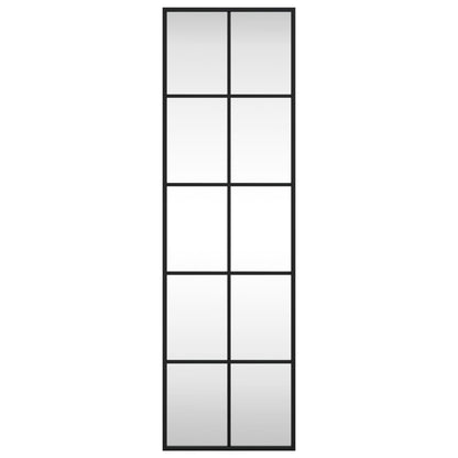 Wandspiegel Rechthoekig Ijzer Zwart 30 x 100 cm
