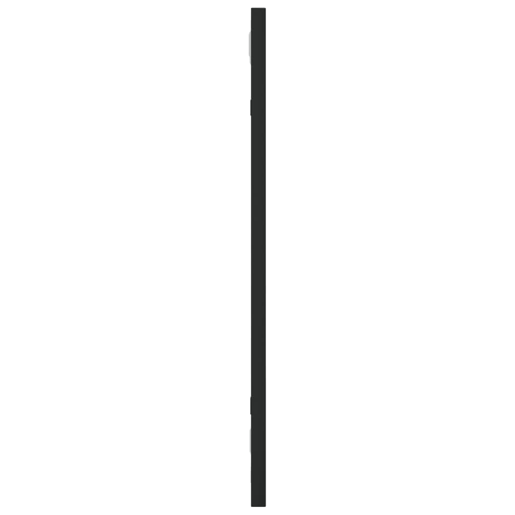 Wandspiegel Rechthoekig Ijzer Zwart 20 x 50 cm