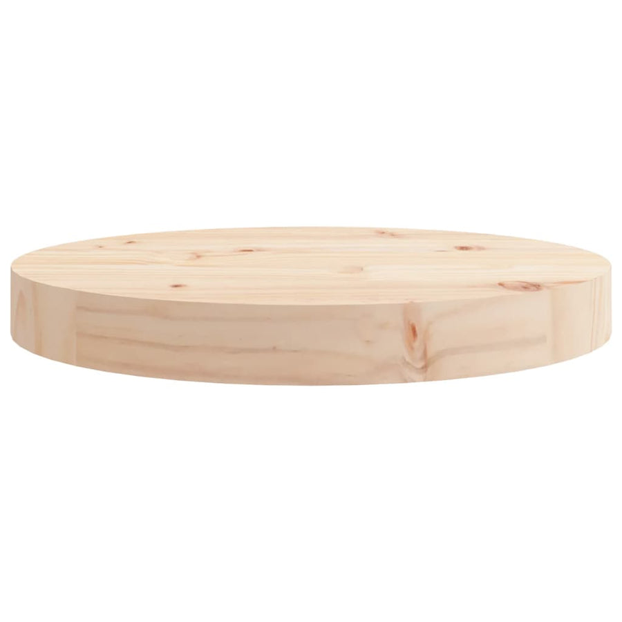 Tafelblad Rond Ø30X3 Cm Massief Grenenhout