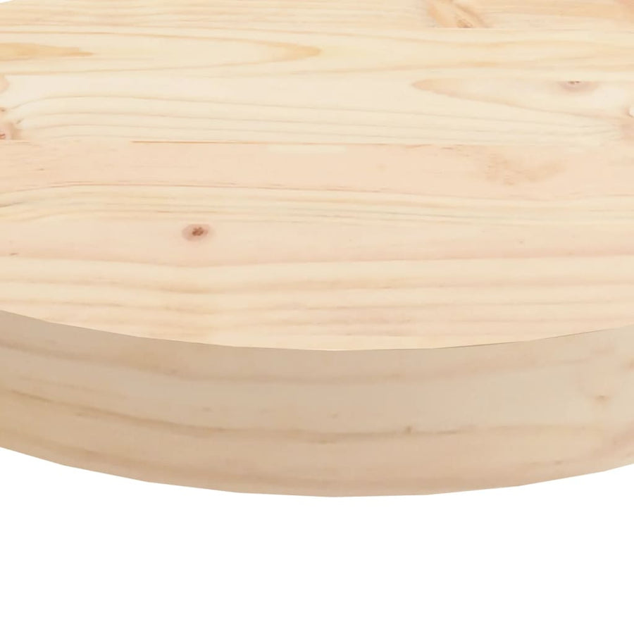 Tafelblad Rond Ø30X3 Cm Massief Grenenhout